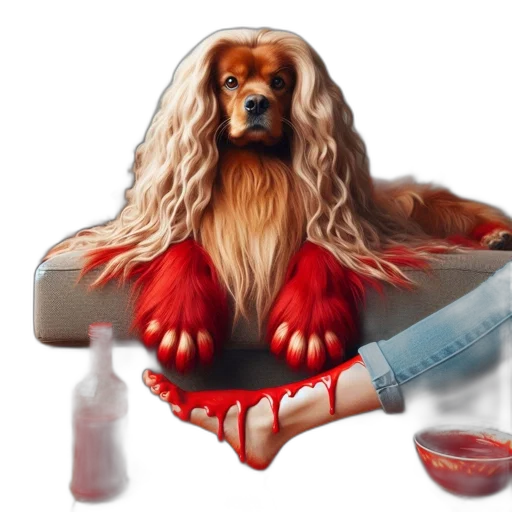 creature, animal, hair, food, concept art, photorealistic, 3d render, fantasy art transparent PNG cut-out