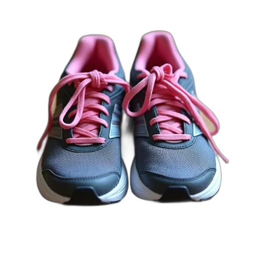 shoes, 3d render, photorealistic, pastel, neon, colorful, pair, grey transparent PNG cut-out