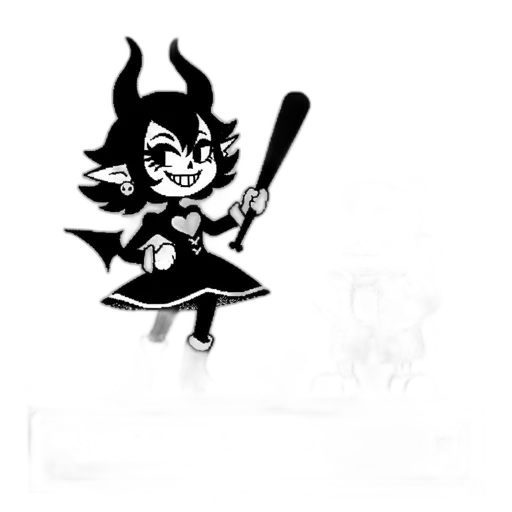 staff, weapon, sword, creature, concept art, cartoon, comic book art, pixel art transparent PNG cut-out