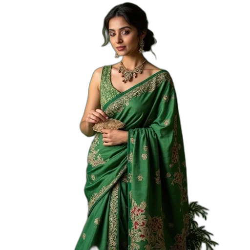 jewelry, dress, green, earth tones transparent PNG cut-out