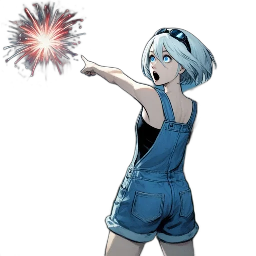 staff, weapon, dress, flower, comic book art, concept art, anime, cartoon transparent PNG cut-out