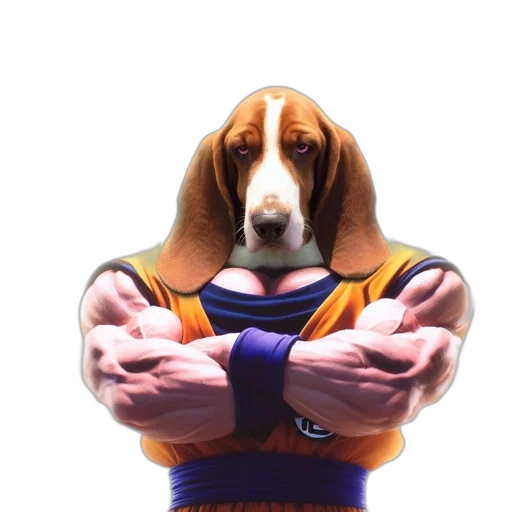 animal, creature, staff, 3d render, photorealistic, concept art, anthropomorphized, muscle-bound transparent PNG cut-out