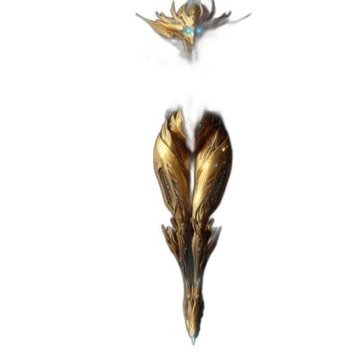 weapon, crown, sword, staff, concept art, fantasy art, 3d render, watercolor transparent PNG cut-out