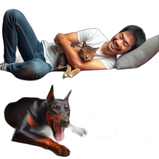 furniture, animal, creature, weapon, photorealistic, 3d render, concept art, oil painting transparent PNG cut-out