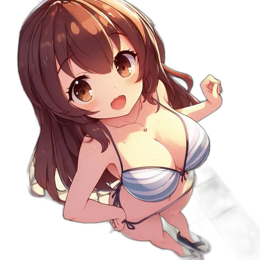 dress, weapon, creature, staff, anime, pixel art, cartoon, 3d render transparent PNG cut-out