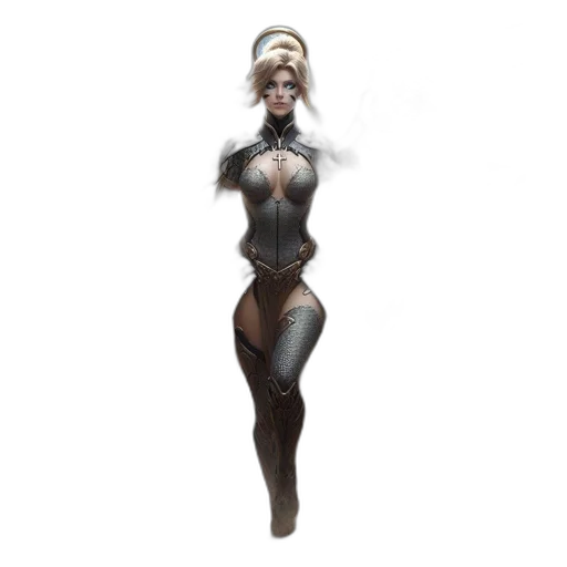 staff, dress, robot, weapon, concept art, fantasy art, pixel art, comic book art transparent PNG cut-out