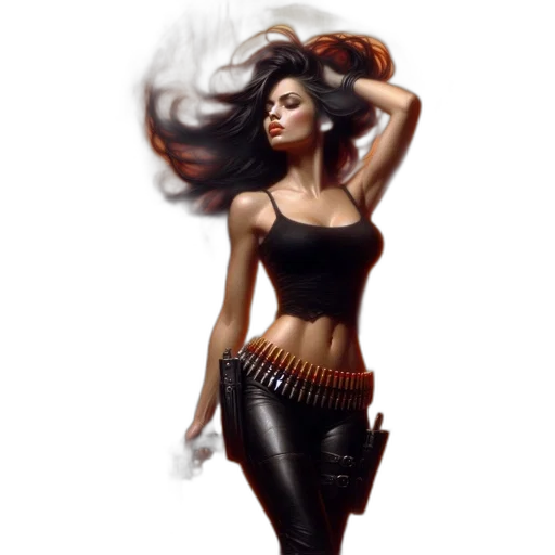 fantasy art, concept art, comic book art, photorealistic, fire, dark, cavernous, space transparent PNG cut-out