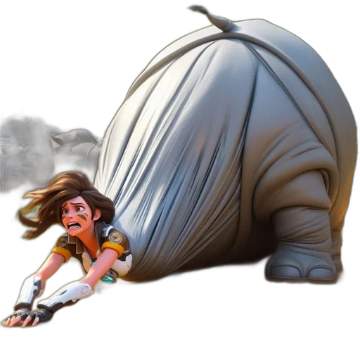 creature, animal, concept art, 3d render, fantasy art, photorealistic, animated, female transparent PNG cut-out