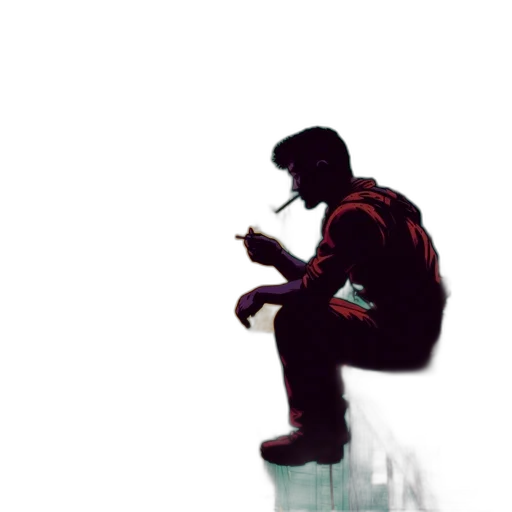 jacket, concept art, photorealistic, pixel art, 3d render, outer space, red, dark transparent PNG cut-out