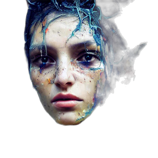 mask, face, crown, creature transparent PNG cut-out