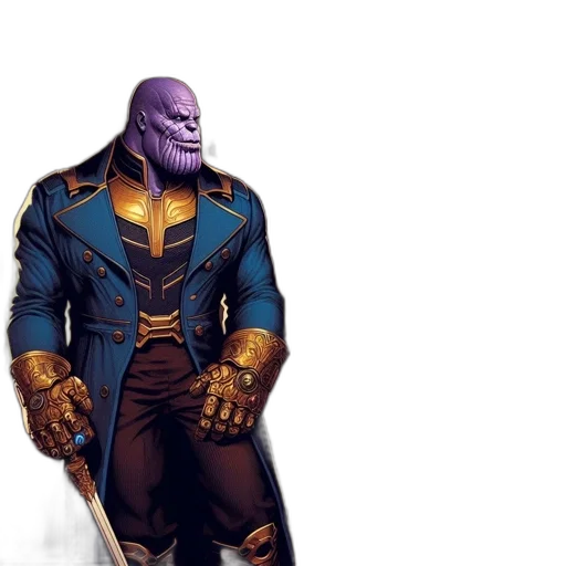 mask, jacket, staff, concept art, comic book art, pixel art, fantasy art, inside transparent PNG cut-out