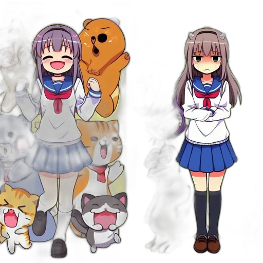 creature, pixel art, anime, concept art, cartoon, fire, snow, outer space transparent PNG cut-out