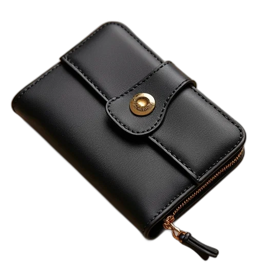 boll, wallet, magnetic, closure transparent PNG cut-out