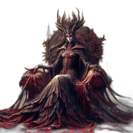 crown, creature, dress, staff, concept art, fantasy art, pixel art, comic book art transparent PNG cut-out