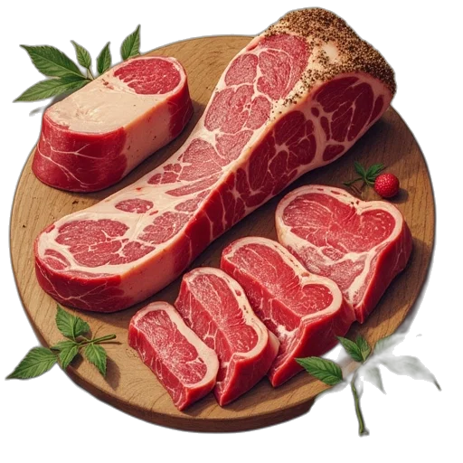 food, animal, weapon, photorealistic transparent PNG cut-out