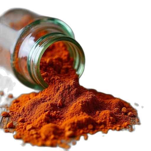 bottle, food, red, golden, colorful, spice, mix, another transparent PNG cut-out