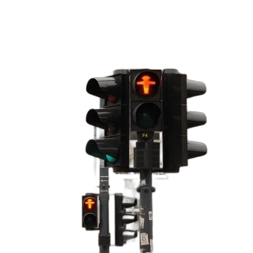 robot, weapon, staff, crown, 3d render, cyberpunk, concept art, traffic transparent PNG cut-out