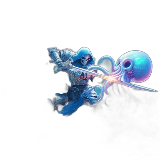 staff, weapon, robot, sword, concept art, fantasy art, 3d render, pixel art transparent PNG cut-out