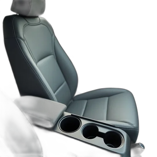 car, furniture, 3d render, photorealistic, concept art, interior, gray, seat transparent PNG cut-out