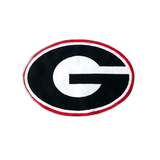 red, black, patterned, blanket, large, white, georgia, logo transparent PNG cut-out
