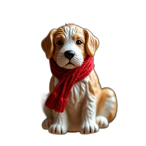 animal, staff, photorealistic, 3d render, oil painting, pixel art, dog, ornament transparent PNG cut-out