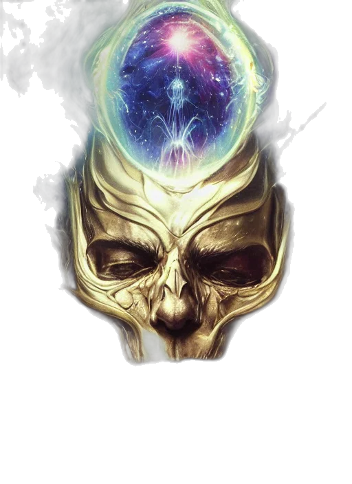 mask, face, crown, concept art transparent PNG cut-out