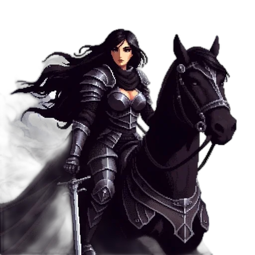sword, dragon, fantasy art, concept art, comic book art, photorealistic, monochrome, female transparent PNG cut-out