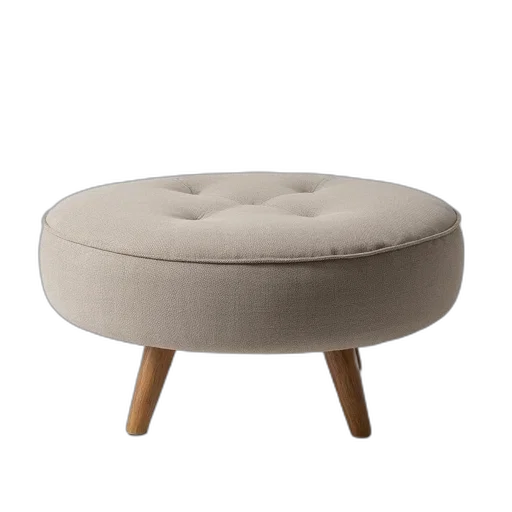 furniture, hat, crown, 3d render, earth tones, circular, foot, stool transparent PNG cut-out