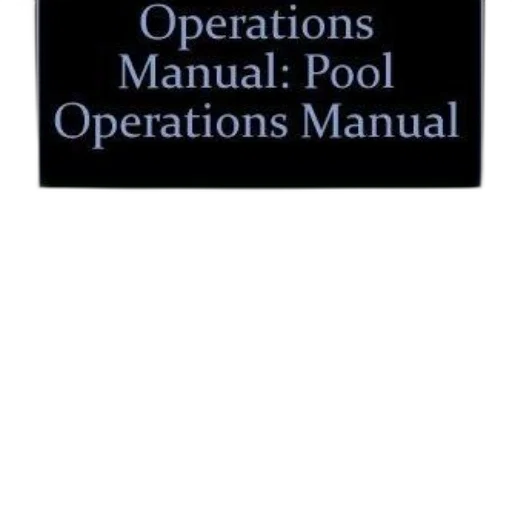 book, cover, titled, operations, manual, pool, gerald, demers transparent PNG cut-out