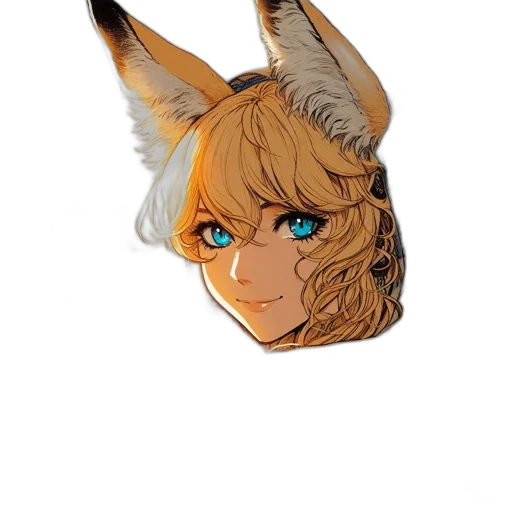 mask, face, crown, staff, anime, fantasy art, cartoon, watercolor transparent PNG cut-out
