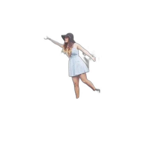 dress, umbrella, staff, weapon transparent PNG cut-out