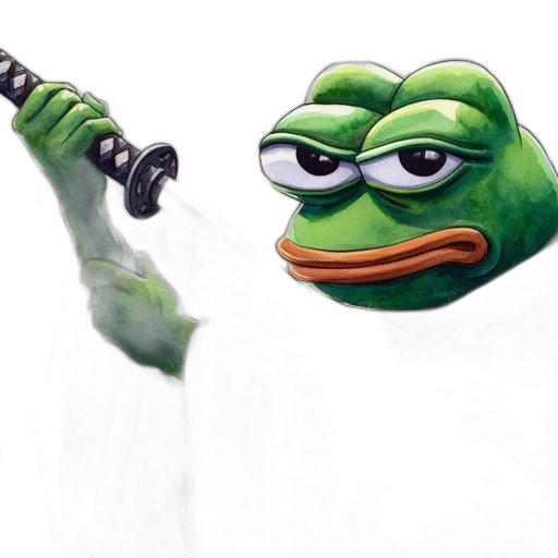 weapon, staff, animal, creature, concept art, photorealistic, pepe, frog transparent PNG cut-out