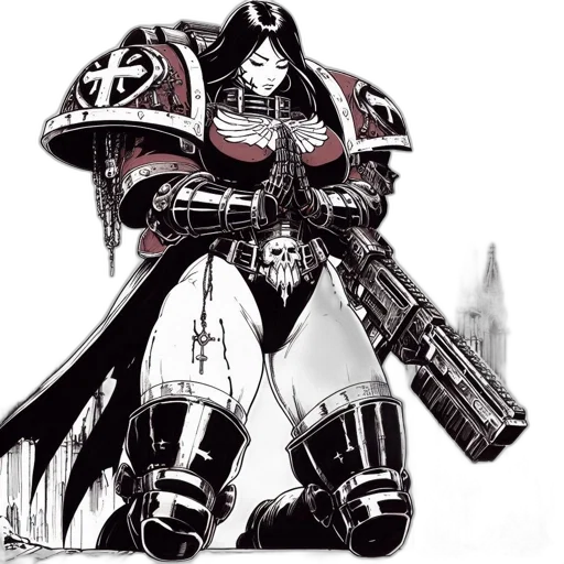 weapon, robot, sword, jacket, concept art, comic book art, fantasy art, cyberpunk transparent PNG cut-out