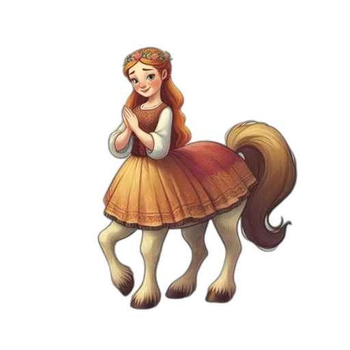 dress, staff, animal, creature, concept art, fantasy art, pixel art, 3d render transparent PNG cut-out