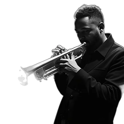 staff, jay, johnson, jazz, trumpet, player, vol transparent PNG cut-out