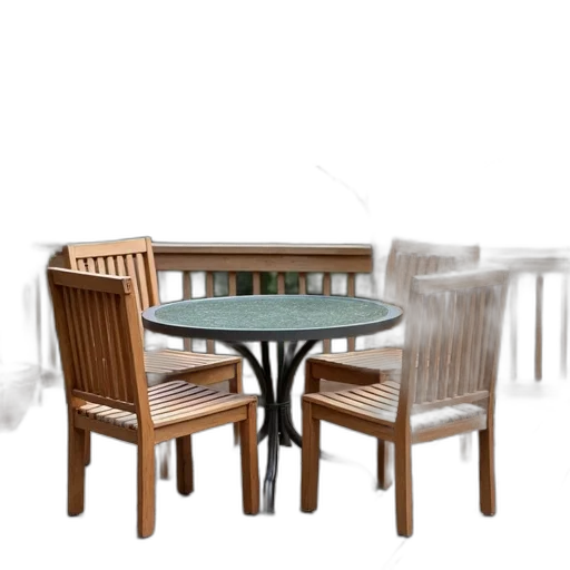 furniture, food, 3d render, photorealistic, concept art, earth tones, wooden, deck transparent PNG cut-out