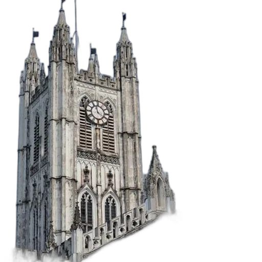 building, crown, jewelry, 3d render, photorealistic, concept art, watercolor, gothic-style transparent PNG cut-out