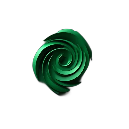 flower, jewelry, umbrella, hair, 3d render, photorealistic, concept art, green transparent PNG cut-out