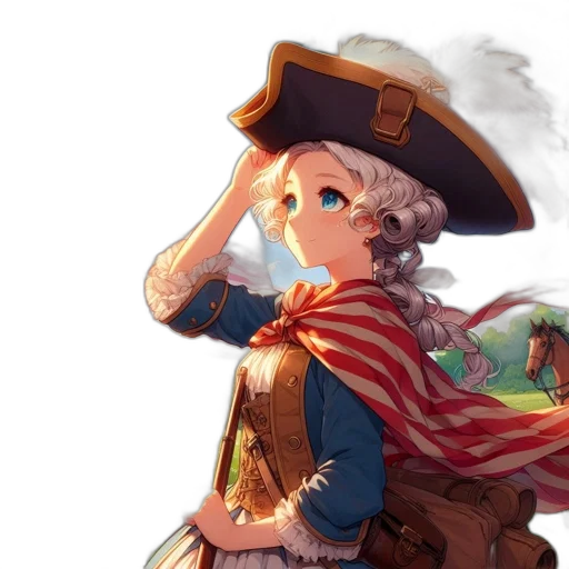 weapon, staff, hat, dress, concept art, fantasy art, watercolor, anime transparent PNG cut-out