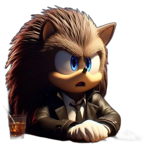 animal, creature, 3d render, concept art, pixel art, fantasy art, animated, hedgehog transparent PNG cut-out
