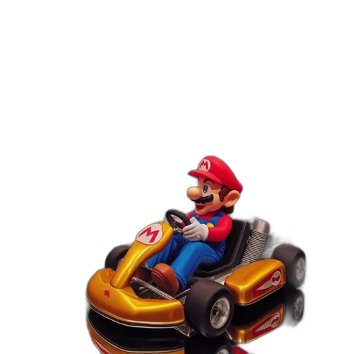 car, animal, hat, weapon, 3d render, concept art, photorealistic, pixel art transparent PNG cut-out