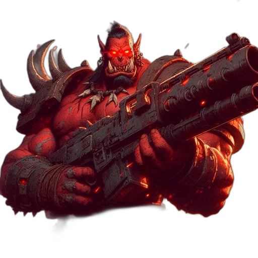 weapon, staff, concept art, fantasy art, 3d render, pixel art, red, imposing transparent PNG cut-out
