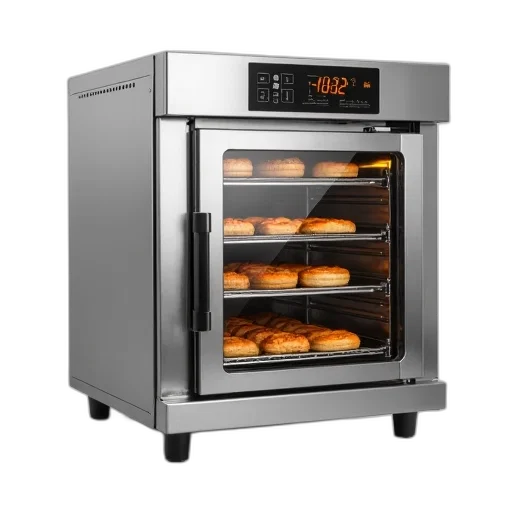 food, 3d render, modern, stainless, steel, commercial, oven, digital transparent PNG cut-out