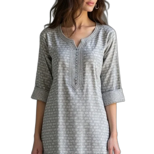 dress, monochrome, grey, colored transparent PNG cut-out