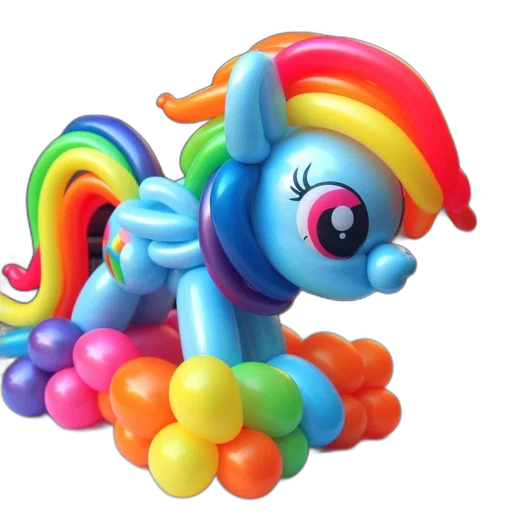 staff, 3d render, vibrant, life-sized, little, pony, pegasus, sculpture transparent PNG cut-out