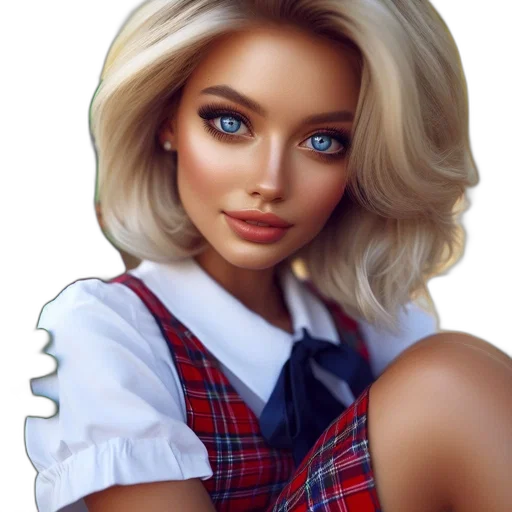 face, dress, hair, photorealistic, fantasy art, oil painting, cartoon, neon lights transparent PNG cut-out