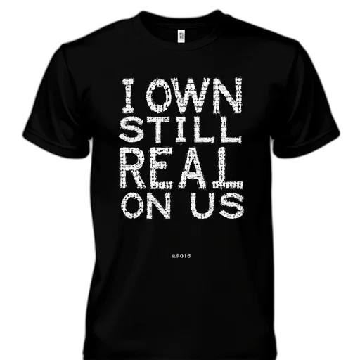 black, t-shirt, white, graphic, design, reads, iwc, own transparent PNG cut-out