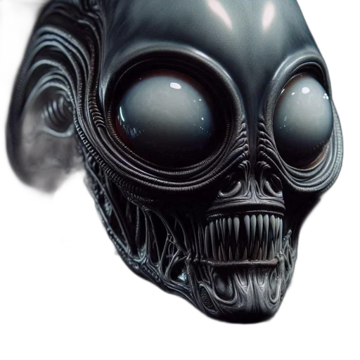 mask, face, creature, robot, concept art, 3d render, photorealistic, fantasy art transparent PNG cut-out