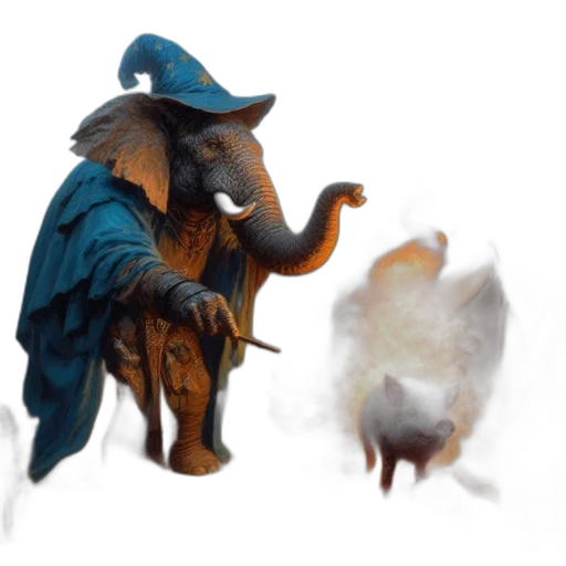 dragon, animal, creature, hat, concept art, fantasy art, watercolor, pixel art transparent PNG cut-out