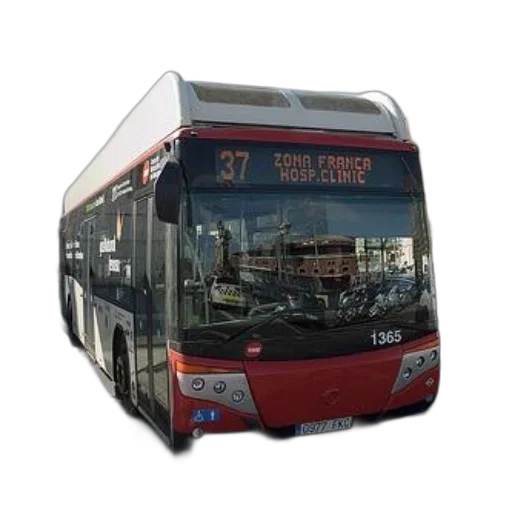 staff, 3d render, photorealistic, concept art, pixel art, red, white, bus transparent PNG cut-out